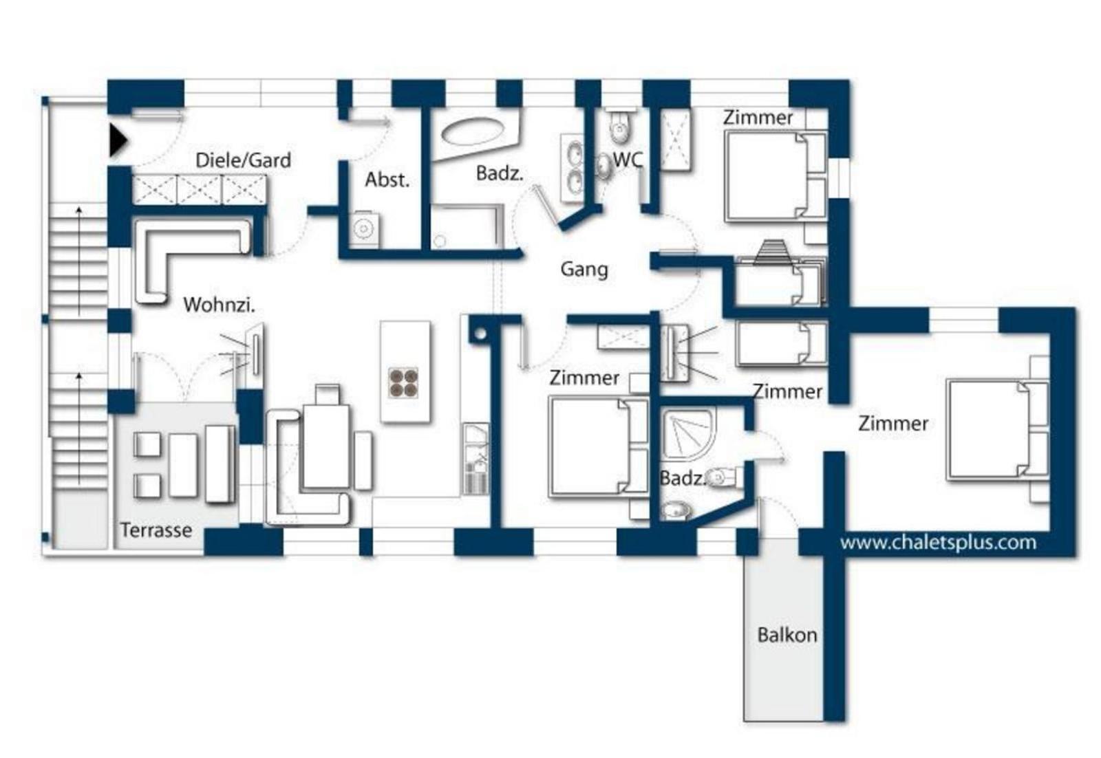 Haus Rendl 1 Appartement Bramberg am Wildkogel Buitenkant foto